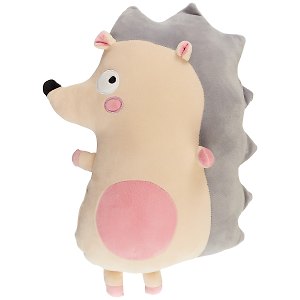 Мягкая игрушка Ежик на боку (текстиль) (40см)