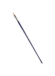 Кисть художественная Манеж, синтетика упругая, плоскоовальная, длинная ручка №2, Гамма