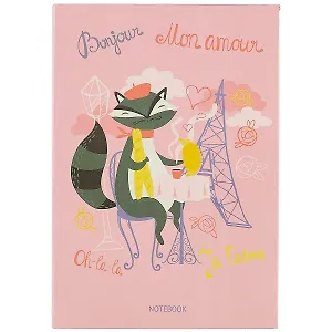 Книга для записей «Завтрак енота», 80 листов, А5