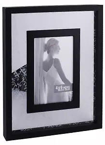 Фоторамка, Oldena, "Прозрачный узор" , 10х15, (22х27,5) , стекло/алюминий