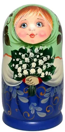 Сувенир, АКМ, Матрешка 5м Мордашка h-15см М05-0015-103АНН 334970