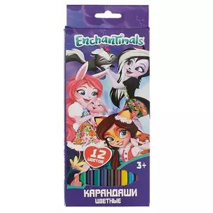 Карандаши цветные Centrum, Enchantimals, 12 цветов — 248057 — 1