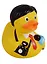 Игрушка для ванной, уточка резиновая FUNNY DUCKS "Уточка репортер" (1894) — 2652820 — 1
