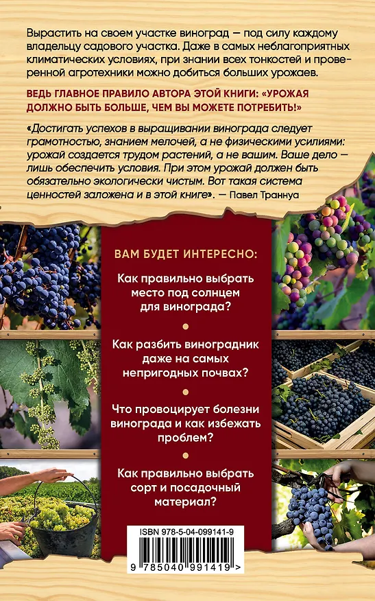 Книга Домашний виноград без ошибок. Все, что нужно для успешного выращивания (Павел Траннуа) — 2