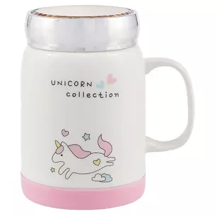 Кружка с зеркальной крышкой Unicorn Collection (керамика) (400 мл) (12-07160-125-23) — 2646179 — 1