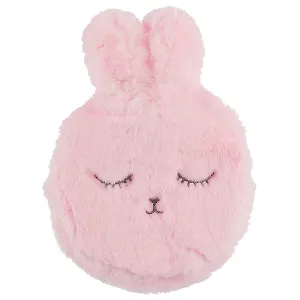 Грелка водяная круглая Кролик с закрытыми глазками (иск.мех) (400мл) (12-07760-AB-1)