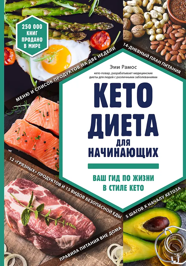 Книга Кето-диета для начинающих. Ваш гид по жизни в стиле Кето. (Эми Рамос) — 1