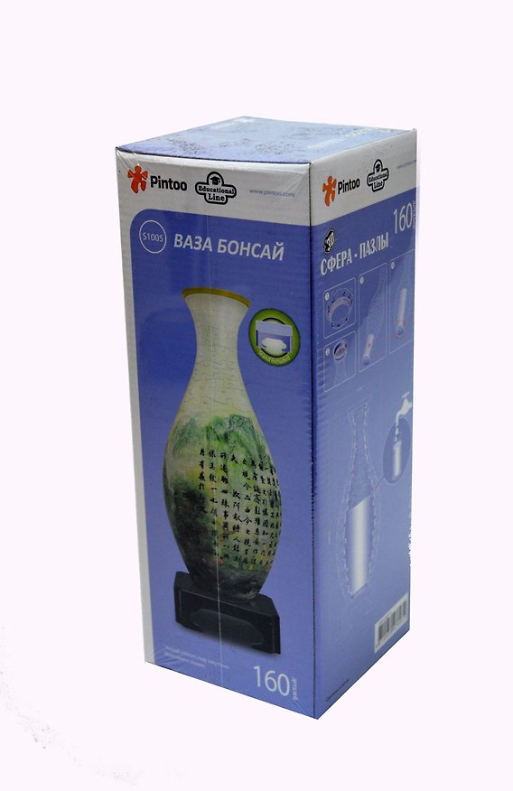 3D Пазл-Сфера 160 Ваза Бонсай (S1005) (11х11х27,4см) (6+) (коробка) 2377602 — 1