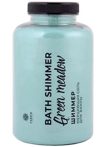 Соль для ванны в баночке с шиммером Green Meadow (мерцающая) (550 г)