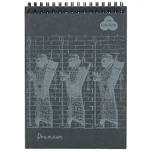 Блокнот для пастели «Premium Ground», чёрный, 30 листов, А5