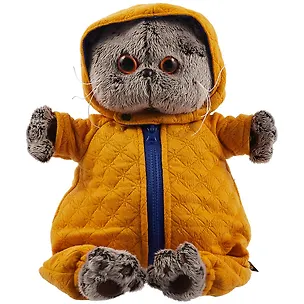 Игрушка мягкая Budi Basa, Басик в стеганом комбинезоне (25 см) (Ks25-164) 2842576