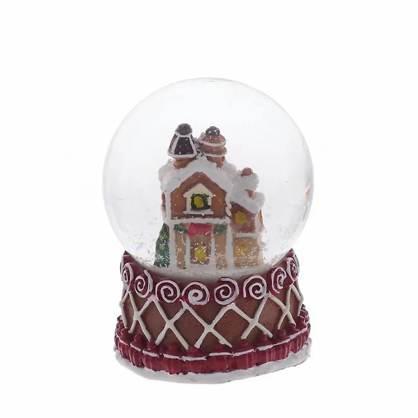 Фигурка декоративная в стеклянном шаре Пряник, 4 варианта (4,5 см) 3126897 — 2