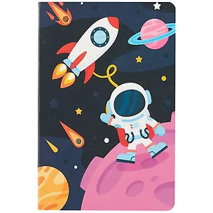 Тетрадь в клетку Kairui, Space adventures, 32 листа, в ассортименте 253904