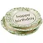 Набор бумажных тарелок Happy birthday на мятном фоне (22 см) (6 шт) (12-01582-E3) — 2689354 — 1