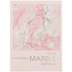 Записная книжка А6 80л тчк. "MATERIALS. MARBLE" интегр.обл., ламинация soft touch, тиснение фольгой