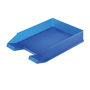 Лоток горизонтальный "Classic" синий, прозр., Herlitz