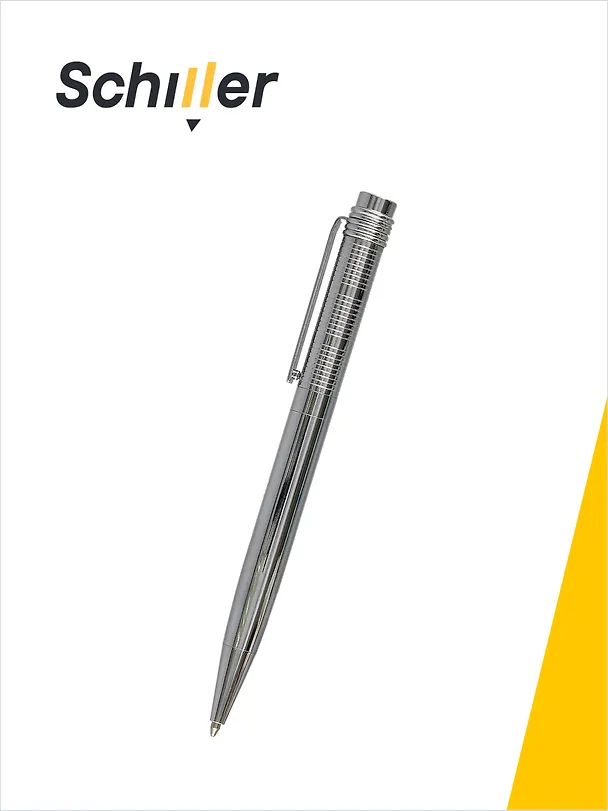 Ручка подарочная шариковая синяя, Elegance, Schiller 243020 — 3
