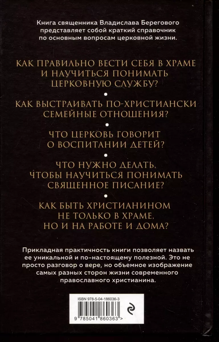 Семья, дети, работа. Строим жизнь по-христиански (Владислав Береговой) -  купить книгу с доставкой в интернет-магазине «Читай-город». ISBN:  978-5-04-186036-3