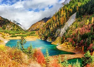 Холст для рисования по номерам с красками, 20 цветов "Удивительная красота осенней поры"