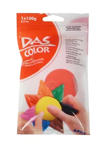 Паста для моделирования DAS Color 150г красная, самозатверд., Fila