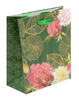 Пакет A5 23*18*10 "Пионы" жен., бум.мат.ламинат 3040516