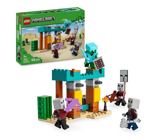 LEGO Minecraft: Сельский патруль в пустыне, 105 деталей (21267) 3118450 — 1