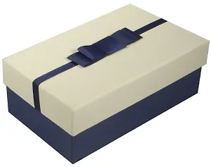 Коробка подарочная "White&Blue", 17*11*6,3см