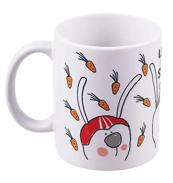 Кружка Символ года Зайцы Let it carrot (керамика) (330мл) (коробка) (K2022-67) 2936598 — 4
