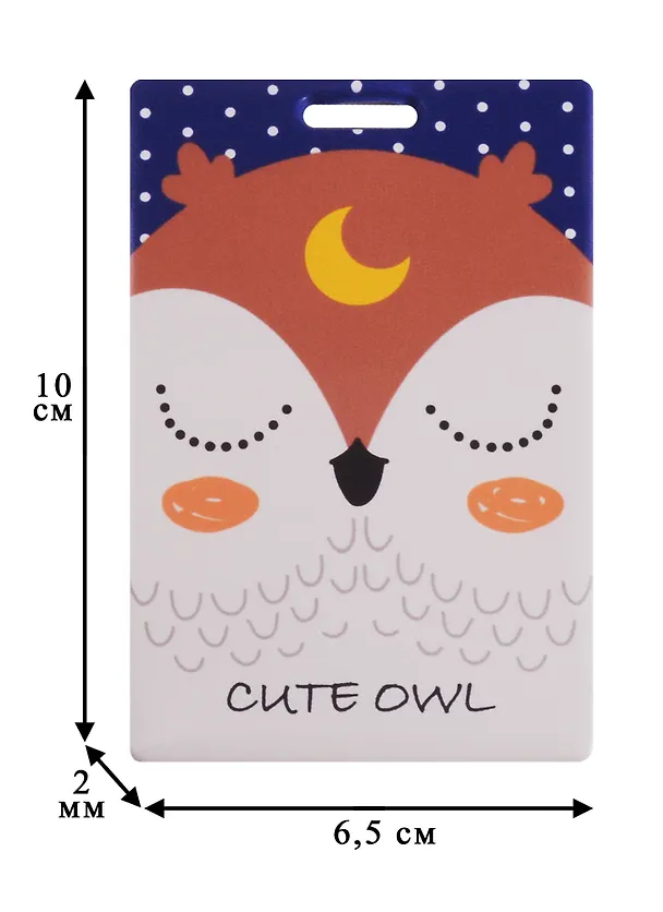 Чехол для карточек Cute Owl (ДК2017-118) 2608369 — 2