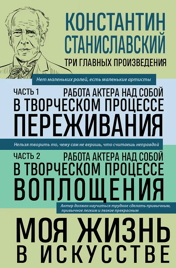 Книга Константин Станиславский. Работа актера над собой Части 1 и 2. Моя жизнь в искусстве (Константин Станиславский) — 1