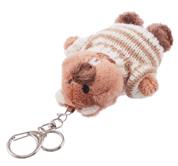 Брелок Сурок в свитере коричневый (текстиль) (12см) (12-21082025-F46) 3124754 — 4