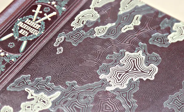 Книга "Книга побед. Чудеса судьбы истории Тимура". Великие полководцы мира. Коллекционное подарочное иллюстрированное издание в переплете ручной работы в военном стиле из натуральной кожи (Тамерлан) — 8