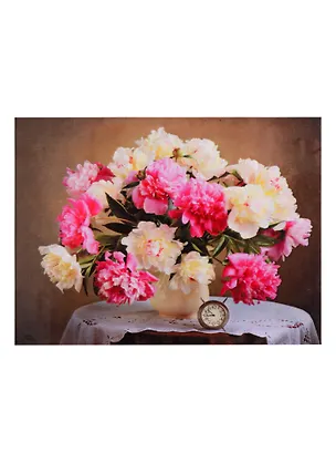 Алмазная мозаика Нежный букетик (FS001) (30х40см) (блест.) (c подрамн.) (с полн. заполн.) (32цв.) (Рыжий Кот) (6+) (коробка) 2843767