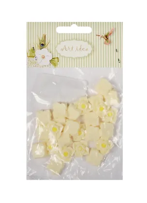 Цветок хризантема (В906) в пакете 25 шт,  молочный (11-08631-71) 2494292