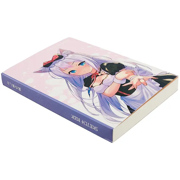 Скетчбук Аниме Девушка с ушками (Сёдзё) (цветная) (124л) (14,5х21) 2912320 — 2