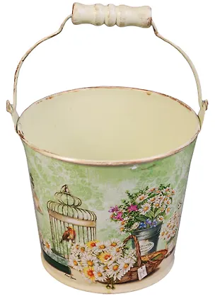 Ведерко декоративное (12х12х18) (металл) (6926062) 2601234