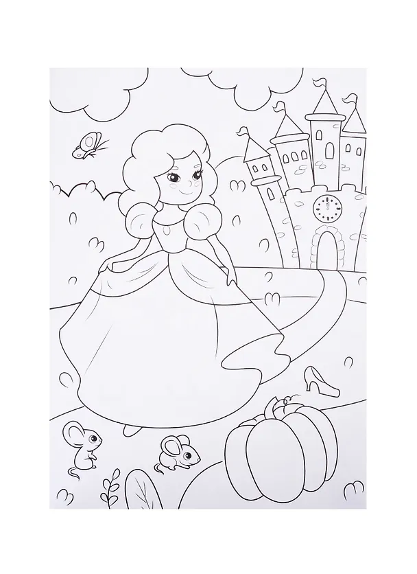 Книга Добрые сказки. Раскраска () — 2