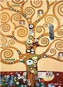 Репродукция на плитке (00000135878) Г. Климт Древо жизни (20х25) 2316313