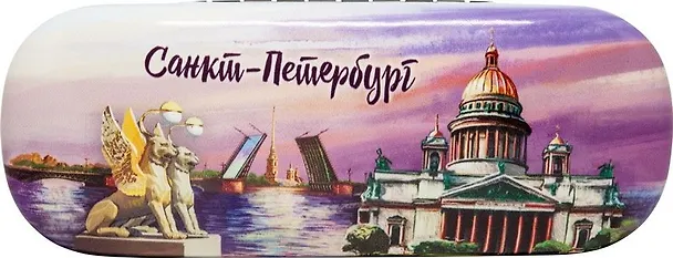 Чехол для очков СПб. Спас-мосты-грифоны, цветн. 2912497 — 1