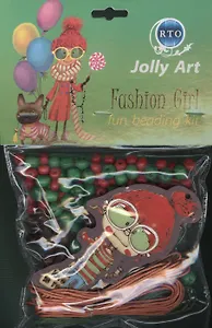 Набор для создания украшений из деревянных бусин Jolly Art (WBS.004) (упаковка)