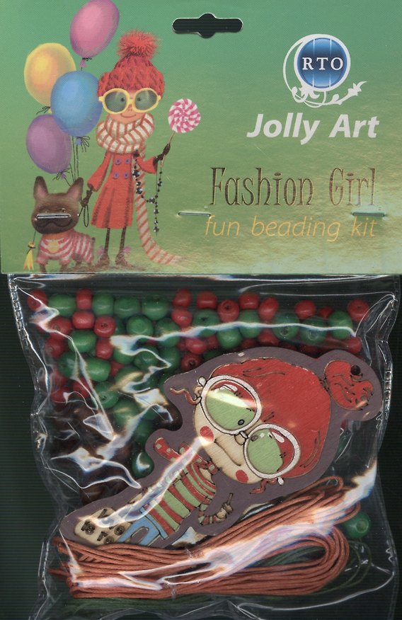 Набор для создания украшений из деревянных бусин Jolly Art (WBS.004) (упаковка) 2368026 — 1