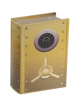 Шкатулка-книга сейф МДФ Золотой сейф (39506) (17х11х5) 2519405