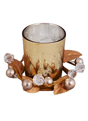 Подсвечник "Золотой снег", 11.3 х 7.5 см 2685165