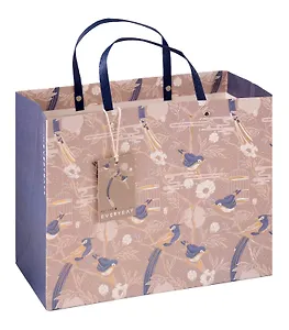 Пакет А4 32*26*12 "Birds" жен., бум.мат.ламинат 