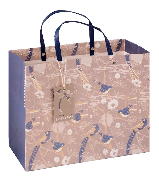 Пакет А4 32*26*12 "Birds" жен., бум.мат.ламинат  3015794 — 1