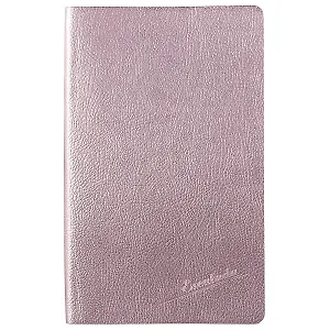 Ежедневник «Наппа», Escalada, недатированный, розовый металлик, 96 листов, А5