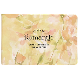 Еженедельник дат. 2027г. А6 64л 160*90 "Romantic" желтый, иск.кожа, интегр.переплет, тисн.фольгой, ляссе, горизонт.карманный, скругл.углы 3172378