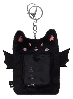 Чехол для карточек (картхолдер) Летучая мышь (карабин) (плюш) (9х13) (12-DongJin-0926) 3081916