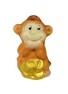 Фигурка Обезьяна с деньгами (7см) (100-299)