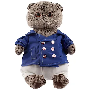Игрушка мягкая Budi Basa, Басик в синем кителе (В1) 2623630